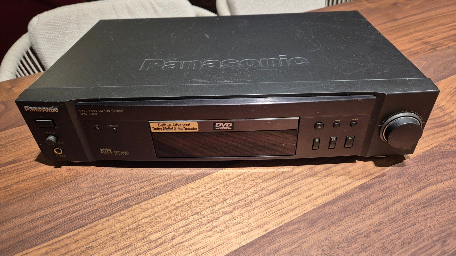 Panasonic dvd video cd speler., Ophalen of Verzenden, Gebruikt