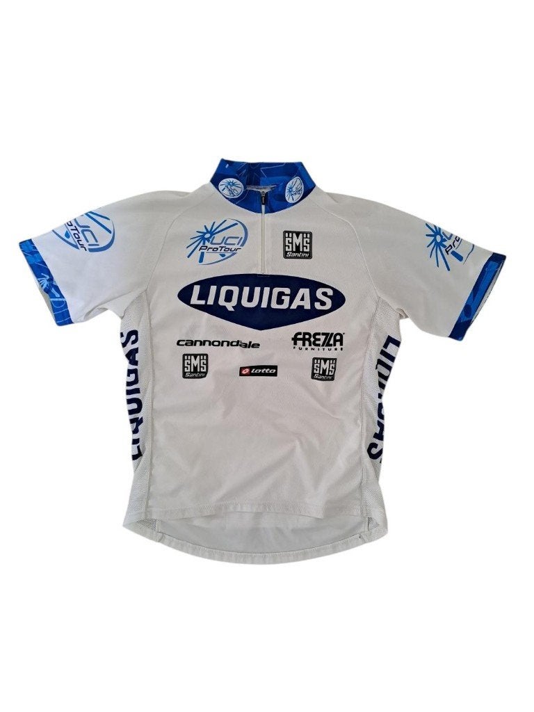 Wielertrui Liquigas Leider ProTour 2007 Di Luca, Gebruikt, Ophalen of Verzenden, Bovenkleding, Heren