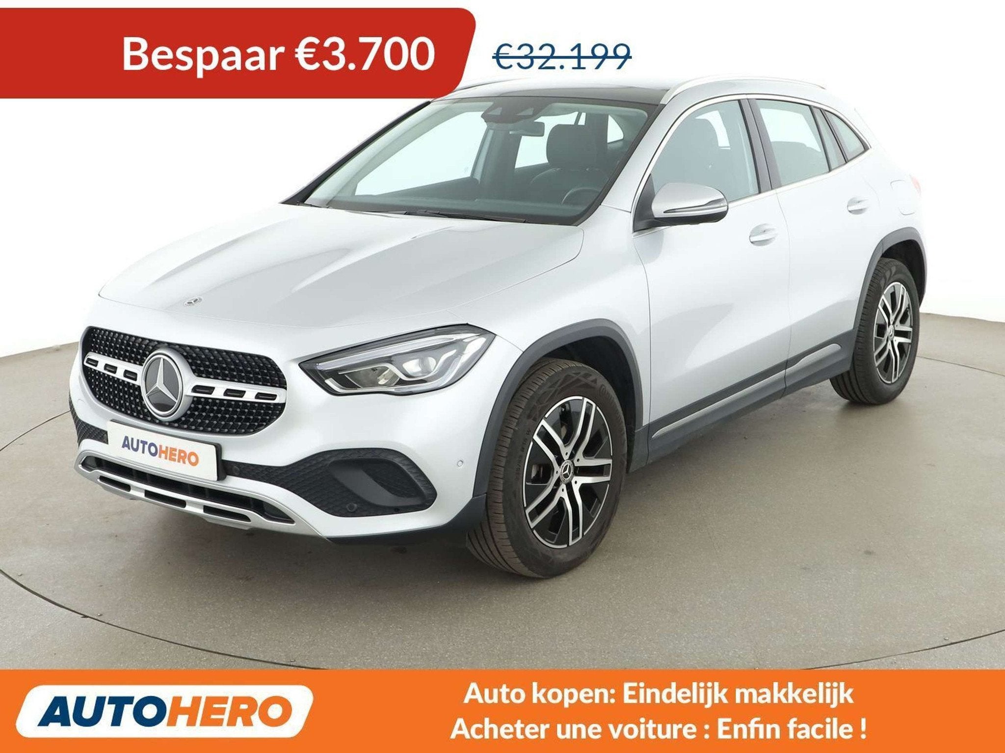 Mercedes-Benz GLA 200 GLA 200 d Progressive (automatique), Autos, Argent ou Gris, Achat, https://public.car-pass.be/vhr/41e0e8cb-291d-480f-8a60-c69e7f4c6d89