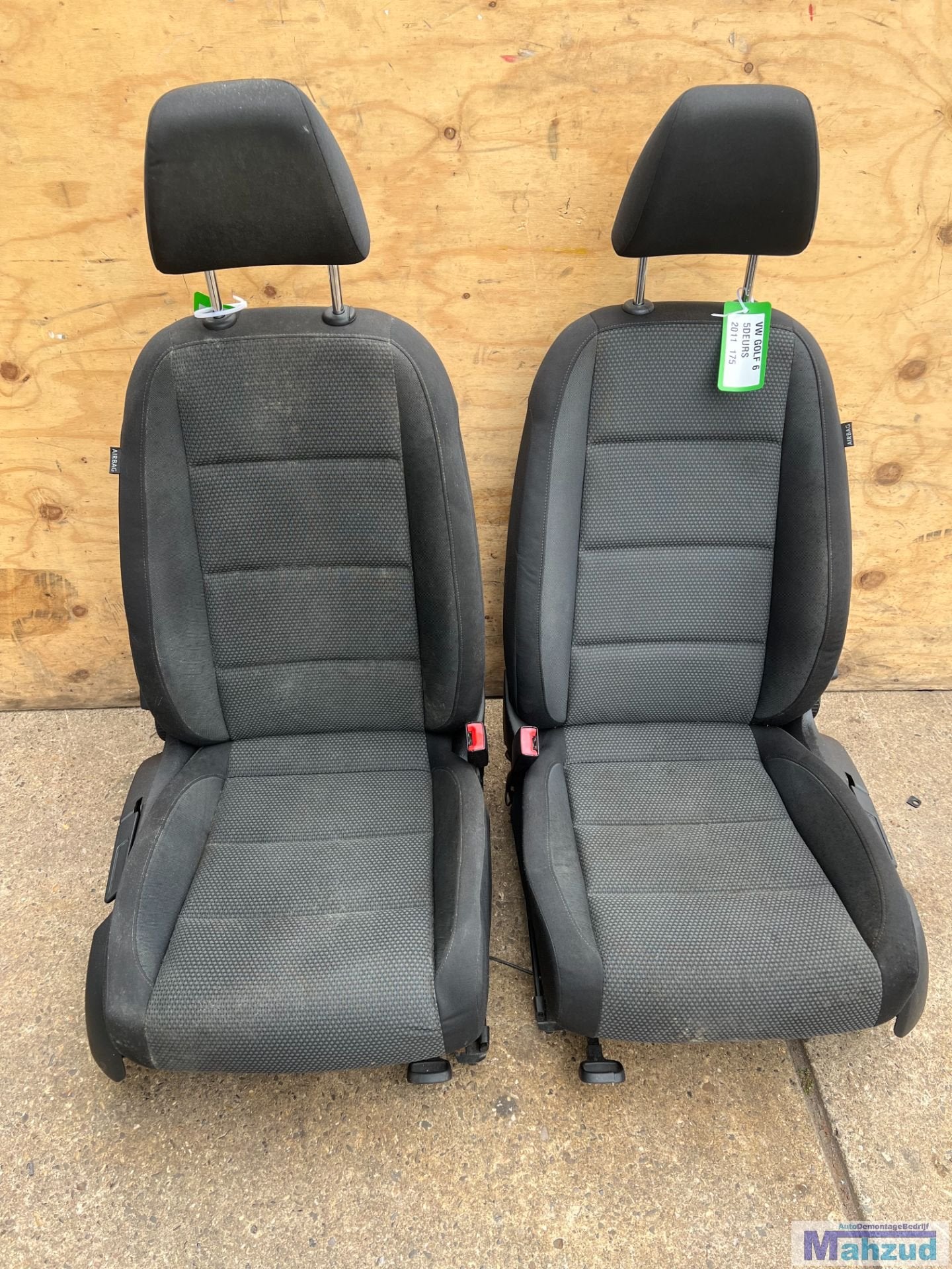 Int rieur en tissu noir pour VW Golf 6 5 portes, banquette,, Volkswagen, Volkswagen AG, Vw@volkswagen.de, Utilisé