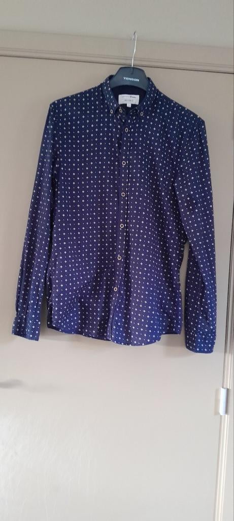 Chemise en coton Tom Tailor Denim L, Enlèvement ou Envoi, Blanc