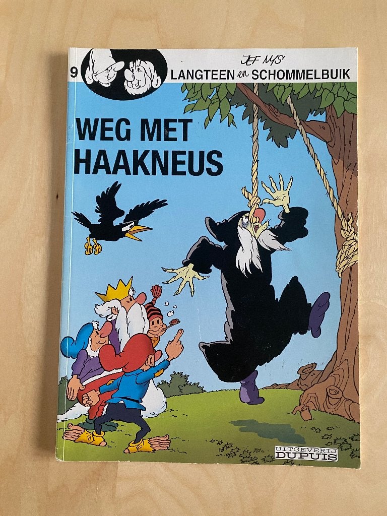Stripboek, langteen en schommelbuik, Une BD, Enlèvement ou Envoi, Comme neuf, Jef Nys.