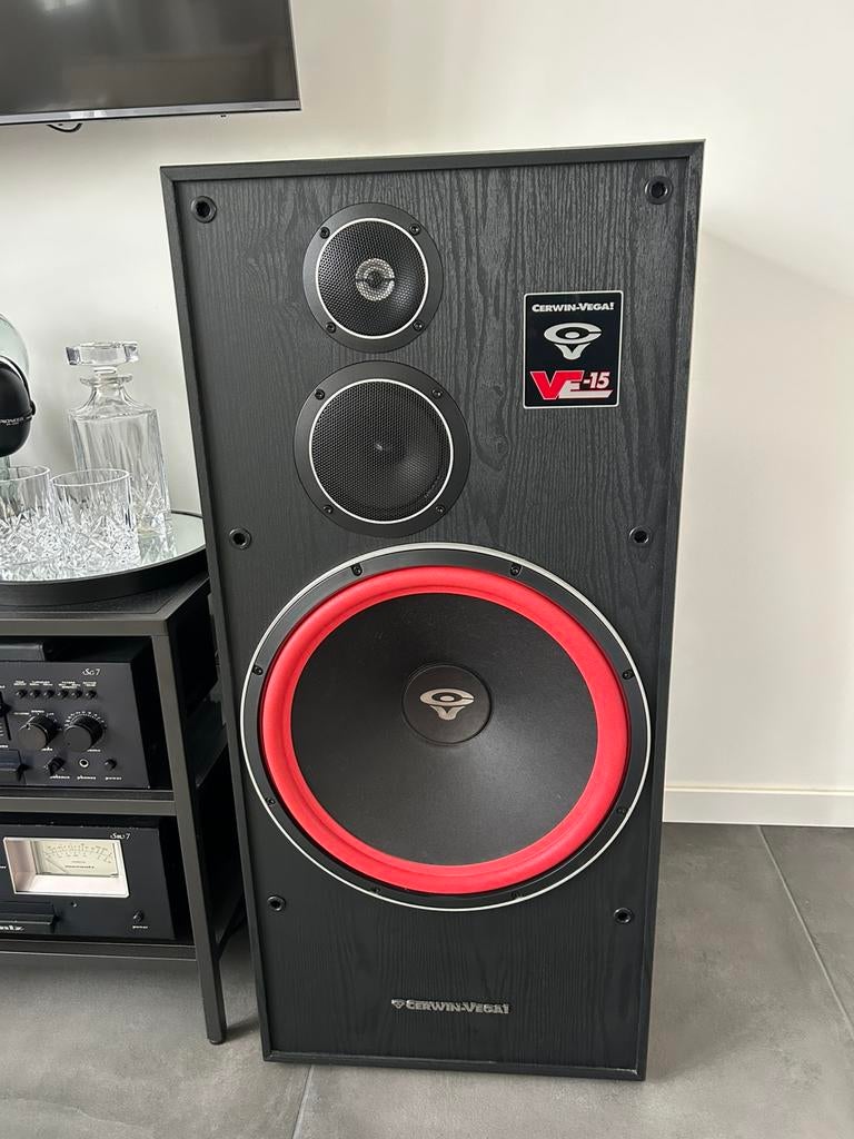 Cerwin vega VE-15, Autres marques, Comme neuf, Enlèvement, Haut-parleurs Frontaux, Arrière ou Stéréo