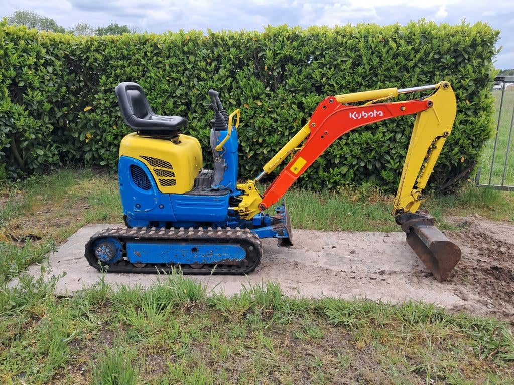 Minigraver Kubota U10-3 / Minikraan / Graafmachine, Doe-het-zelf en Bouw, Ophalen