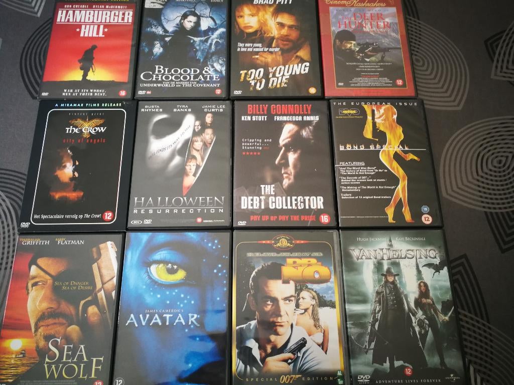 lotje van 28 DVD's, À partir de 12 ans, Enlèvement, Utilisé, Action
