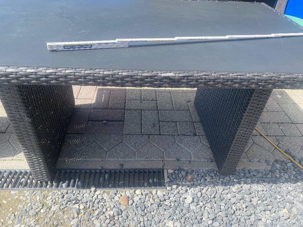 Tuintafel, Jardin & Terrasse, Bancs de jardin, Enlèvement, Utilisé, Synthétique