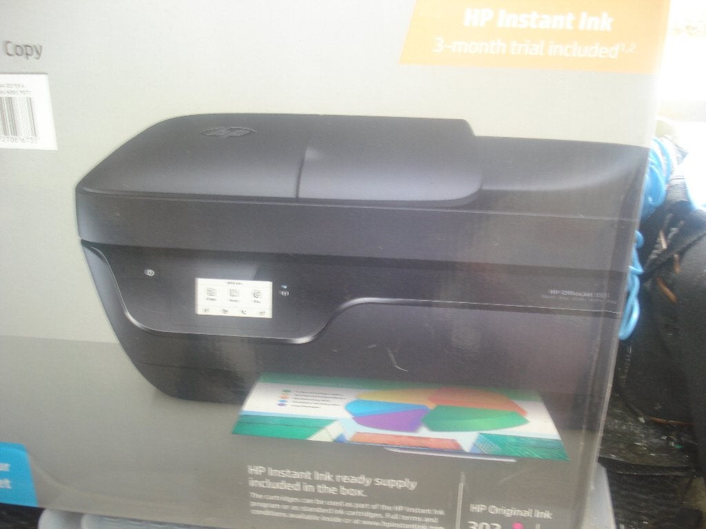 HP zwarte printer nieuw, Computers en Software, Printers, Ophalen, Printer, Inkjetprinter, Zo goed als nieuw