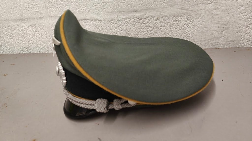 Schirmmütze als cavalerieofficier uit de Wo2 (COPY), Verzamelen, Militaria | Tweede Wereldoorlog, Ophalen of Verzenden, Landmacht