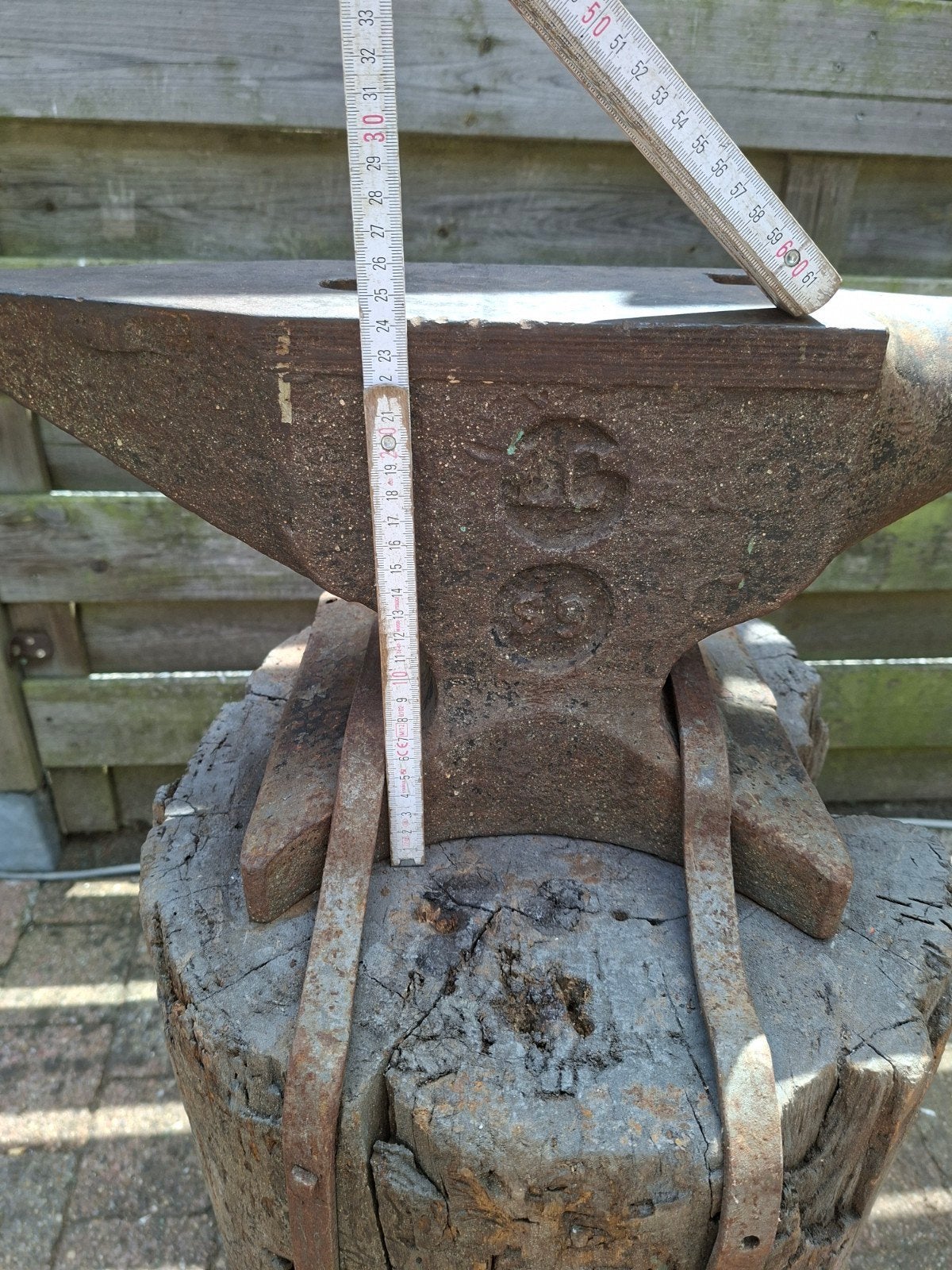 Aambeeld staal (100 á 120kg), Ophalen, Gebruikt