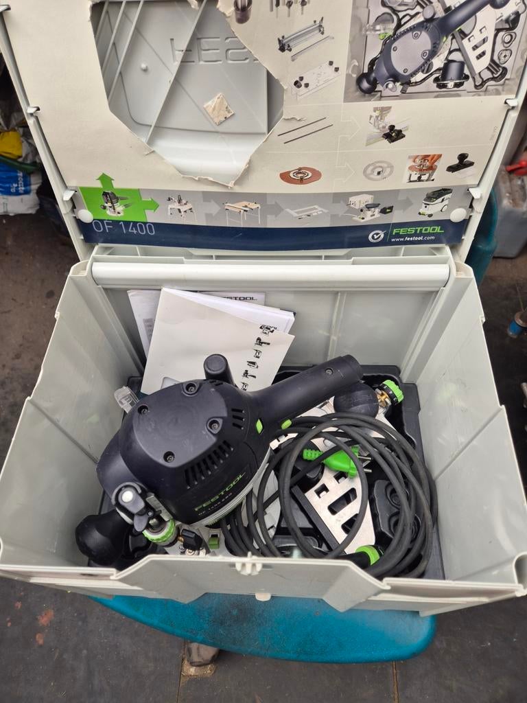 Routeur FESTOOL OF1400 EBQ-Plus, Bricolage & Construction, Routeur, Comme neuf, Enlèvement, Essence