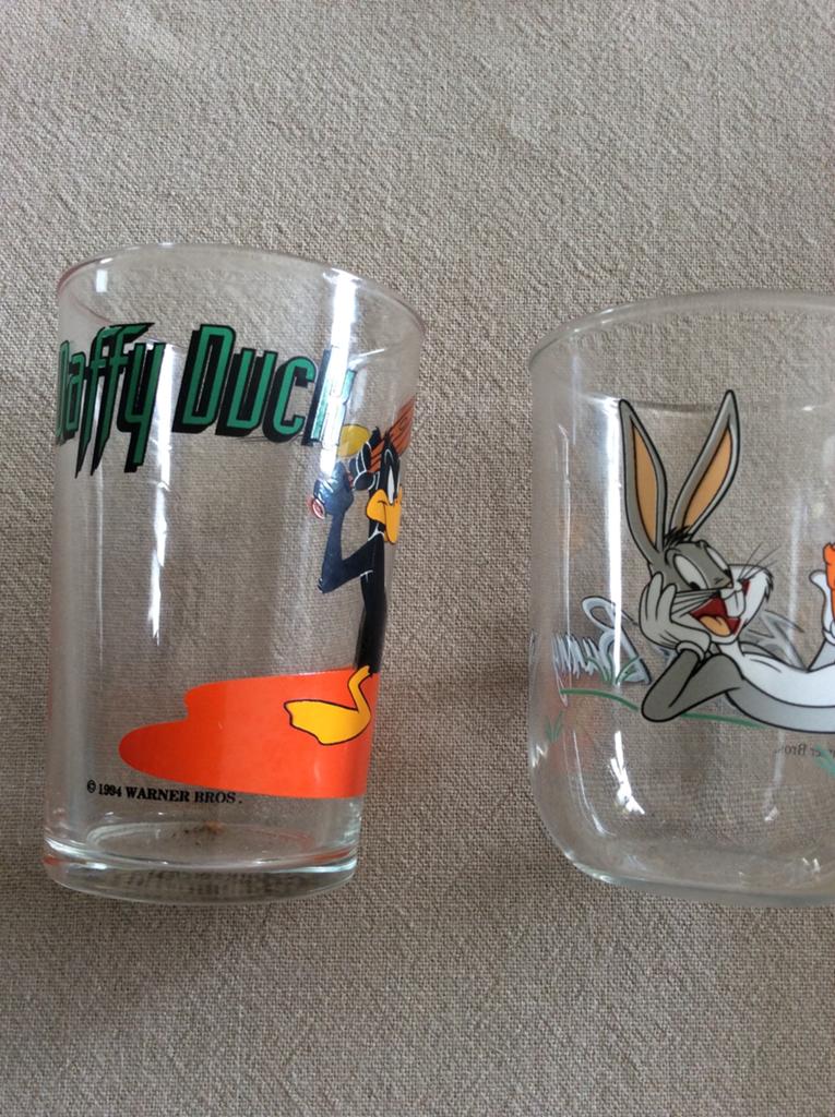 Bugs Bunny 2X, Daffy Duck 2X, Verzamelen, Ophalen, Looney Tunes, Zo goed als nieuw, Gebruiksvoorwerp