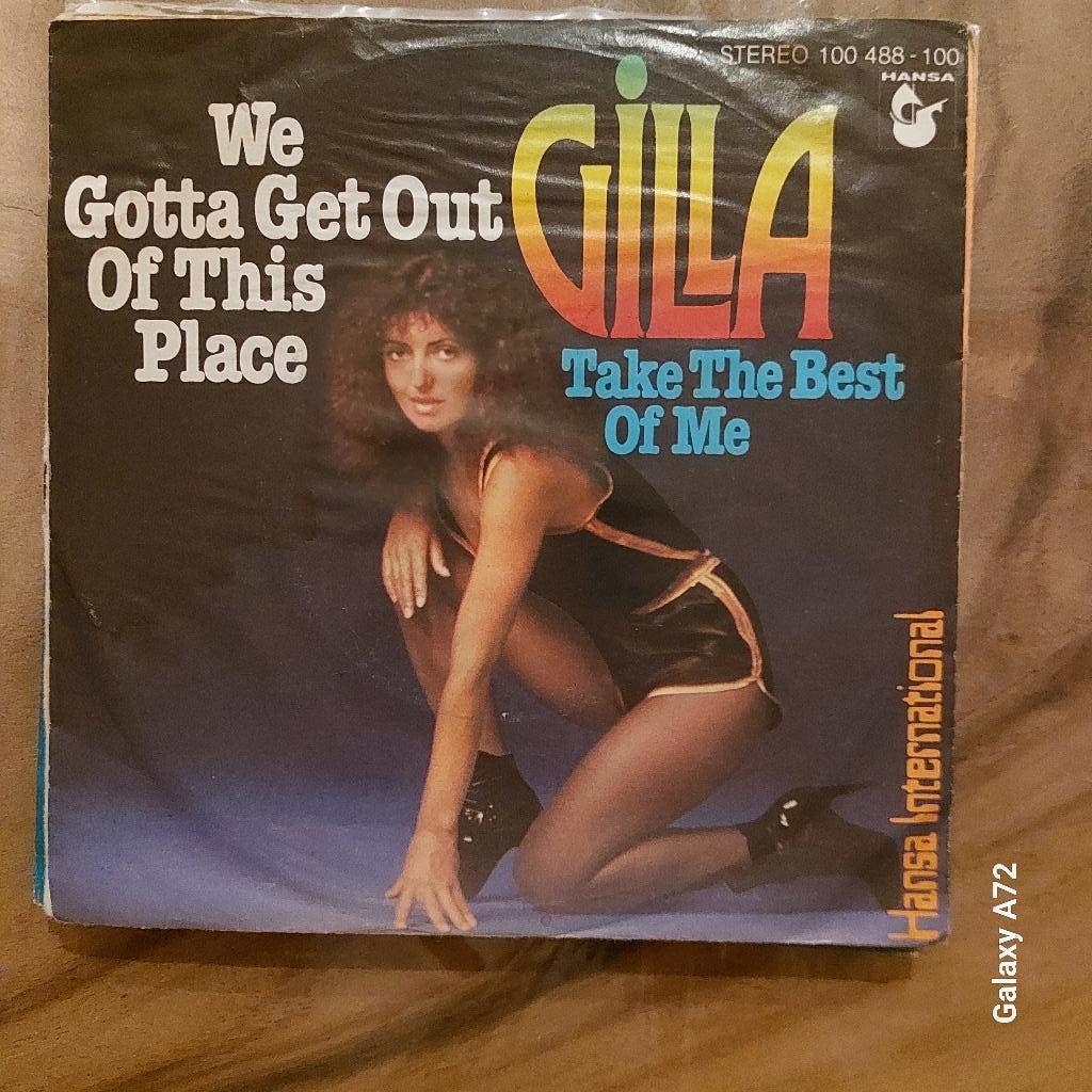 gilla we gotta get out of this place, Gebruikt, 7 inch, Single, Ophalen of Verzenden