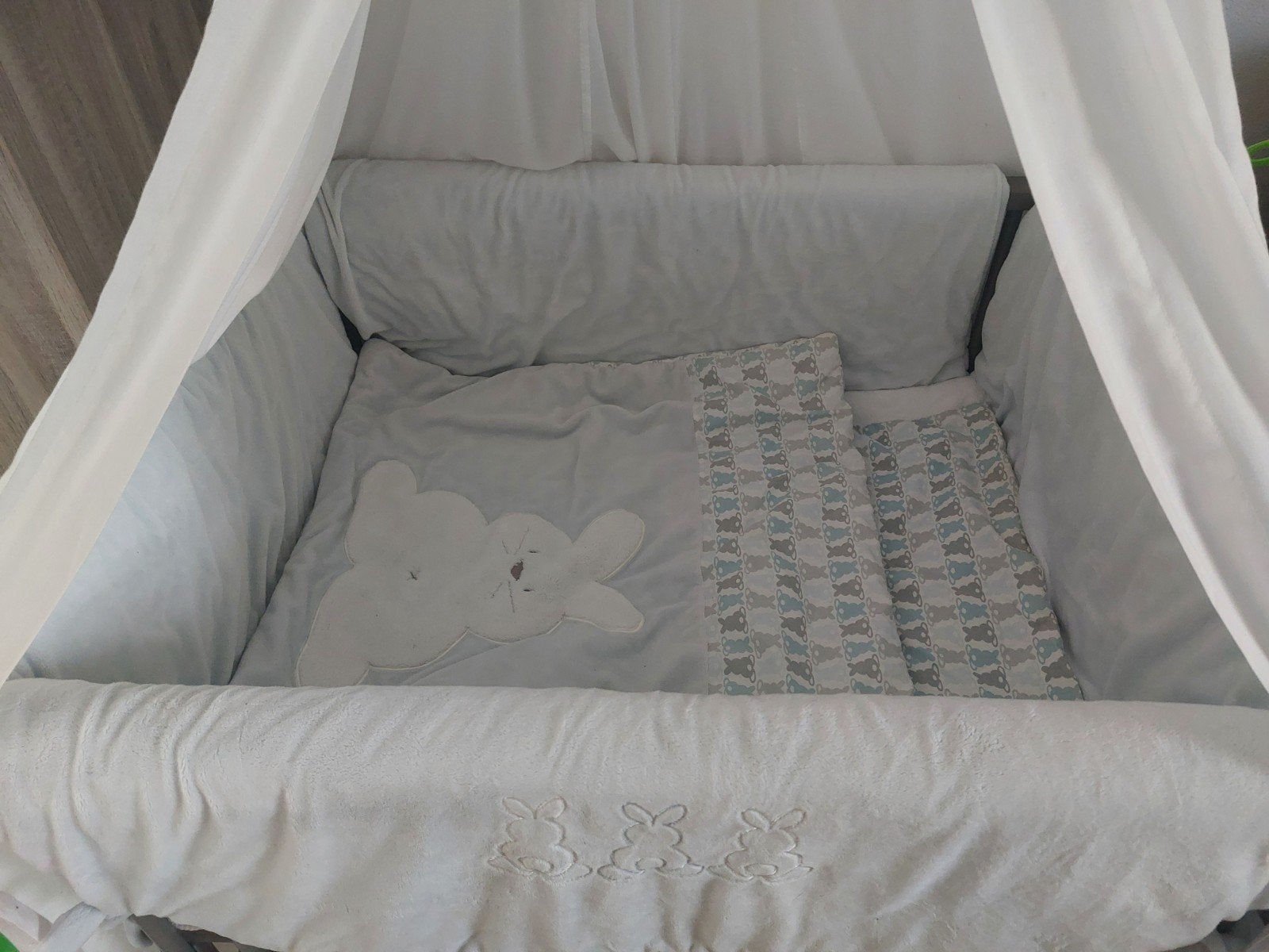 Complete parkbekleding set met hemel, Ophalen