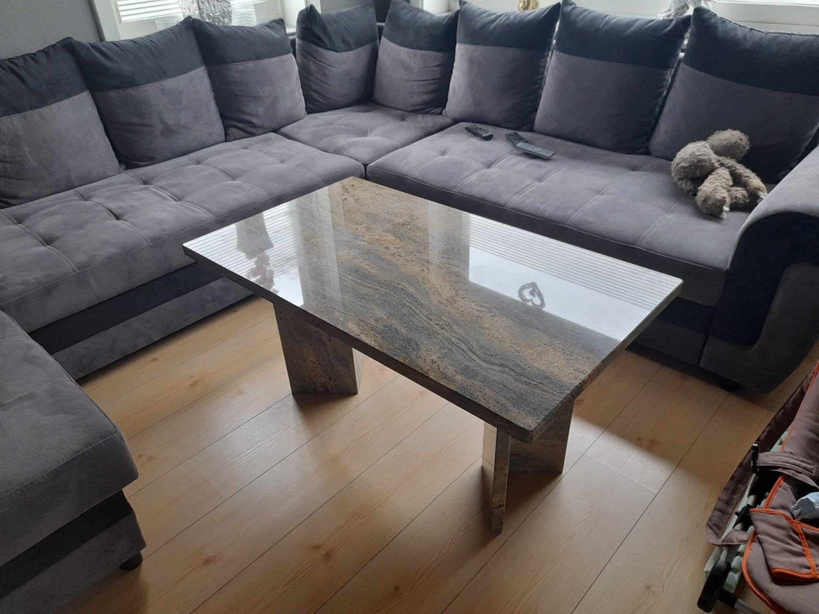 Table de salon en marbre en excellent état, Enlèvement