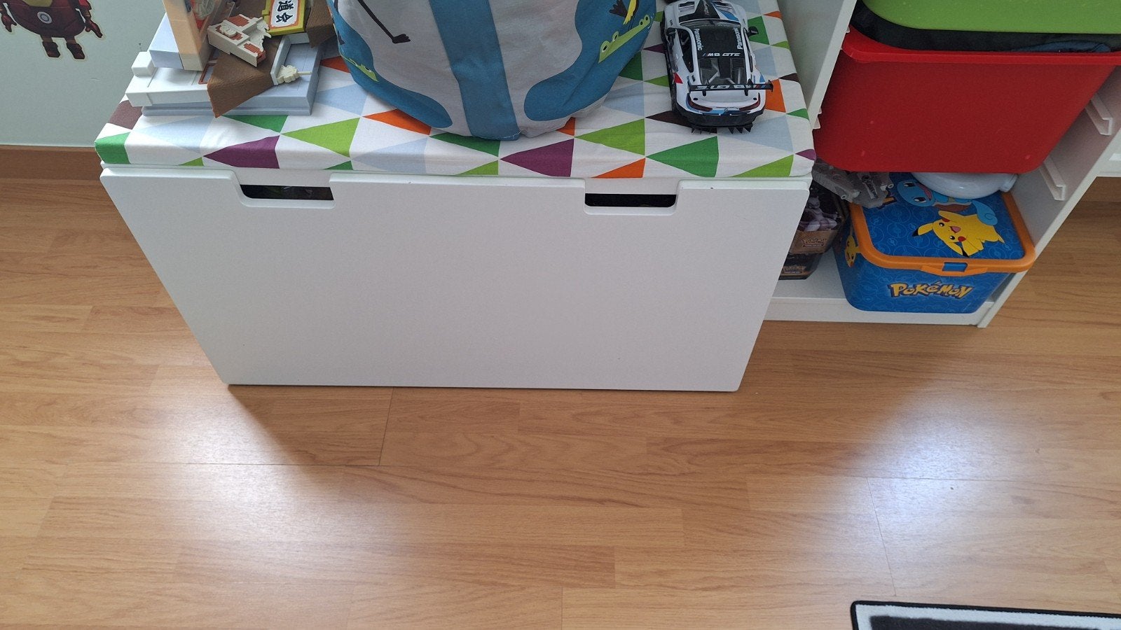 bac de rangement ikea + coussin, Enfants & Bébés, Enlèvement, Utilisé, Autres types