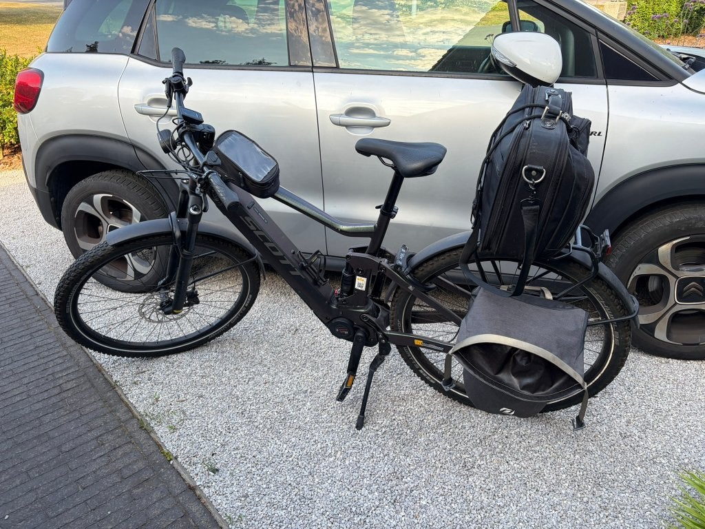 Scott Axis eRIDE FS 20 (2023)–Full Suspension E-bike–Maat L, Gebruikt, Versnellingen, Schijfrem, Ophalen