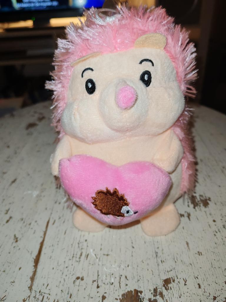 Schattige pluche egel knuffel., Ophalen, Overige merken, Overige karakters, Zo goed als nieuw