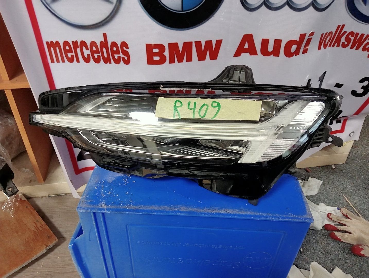VOLVO V60 S60 VOL LED KOPLAMP LINKS Kaal, Auto-onderdelen, Gebruikt, -, -, Ophalen of Verzenden