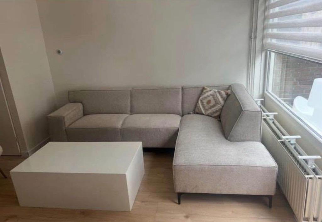 Hoekbank Montèl, Huis en Inrichting, Ophalen, Gebruikt, Stof, Modern, strak