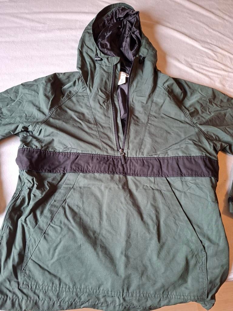 Anorak om over hoofd te trekken mt m, Caravanes & Camping, Vêtements de pluie, Enlèvement, Utilisé, Imperméable, Heren