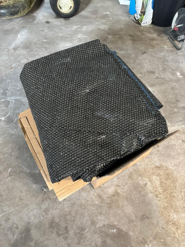 Zwarte noppen folie D460, Tuin en Terras, Ophalen of Verzenden, Nieuw
