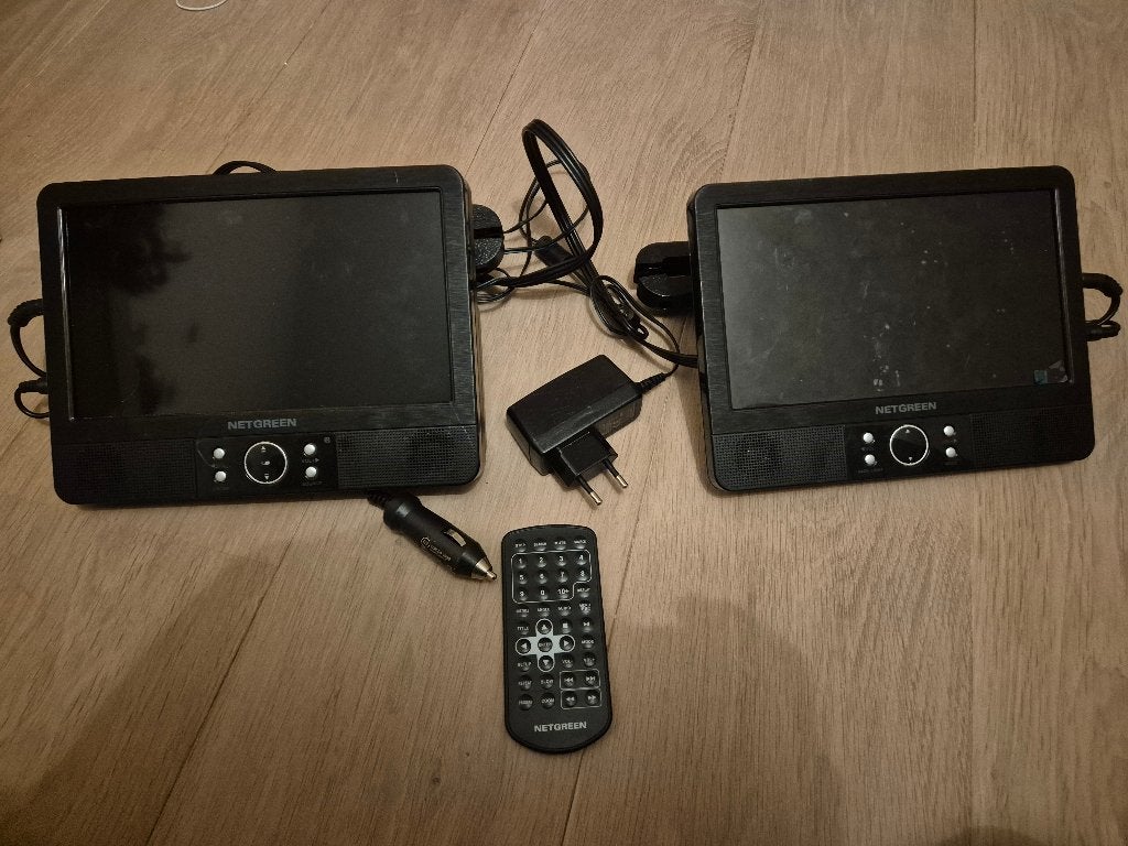 Netgreen duo tv scherm auto, Zo goed als nieuw, Minder dan 40 cm, Ophalen, Overige merken