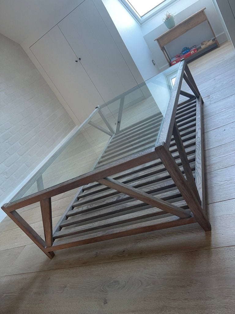 salon tafel, Huis en Inrichting, Ophalen, 100 tot 150 cm, Eikenhout, 50 tot 100 cm