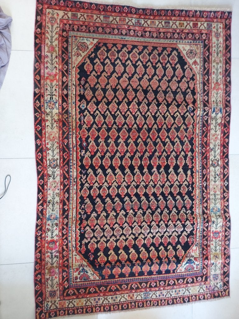 Tapis ancien en laine (Iran), Enlèvement