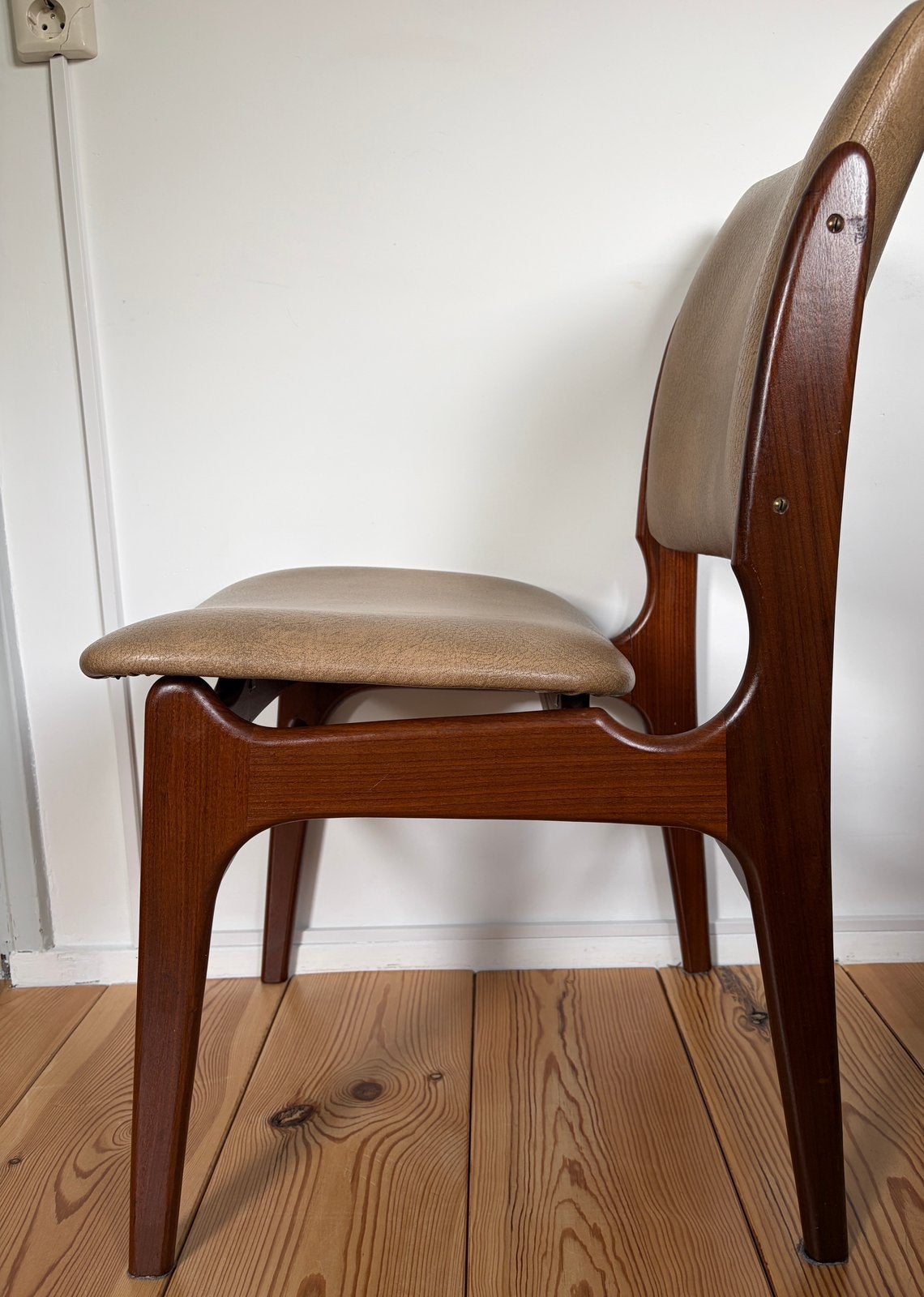 Vintage | Teak houten stoelen, Ophalen, Gebruikt, Vintage, Hout