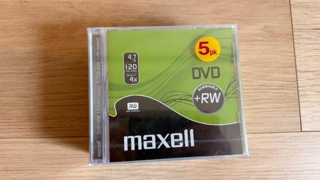 DVD+RW NIEUW - 5 stuks, Informatique & Logiciels, Disques enregistrables, Neuf, Réinscriptible, Enlèvement, Dvd
