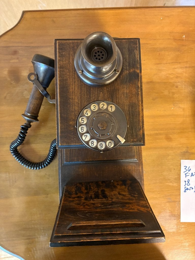 Téléphone rétro, Télécoms, Téléphones fixes | Filaires, Enlèvement, Utilisé, Avec cadran rotatif