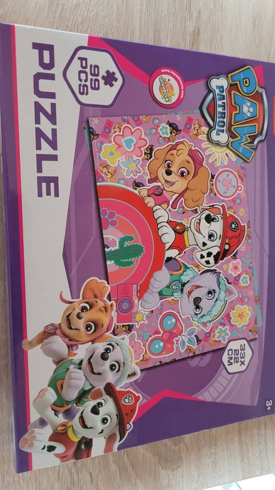 Paw patrol puzzel, Ophalen