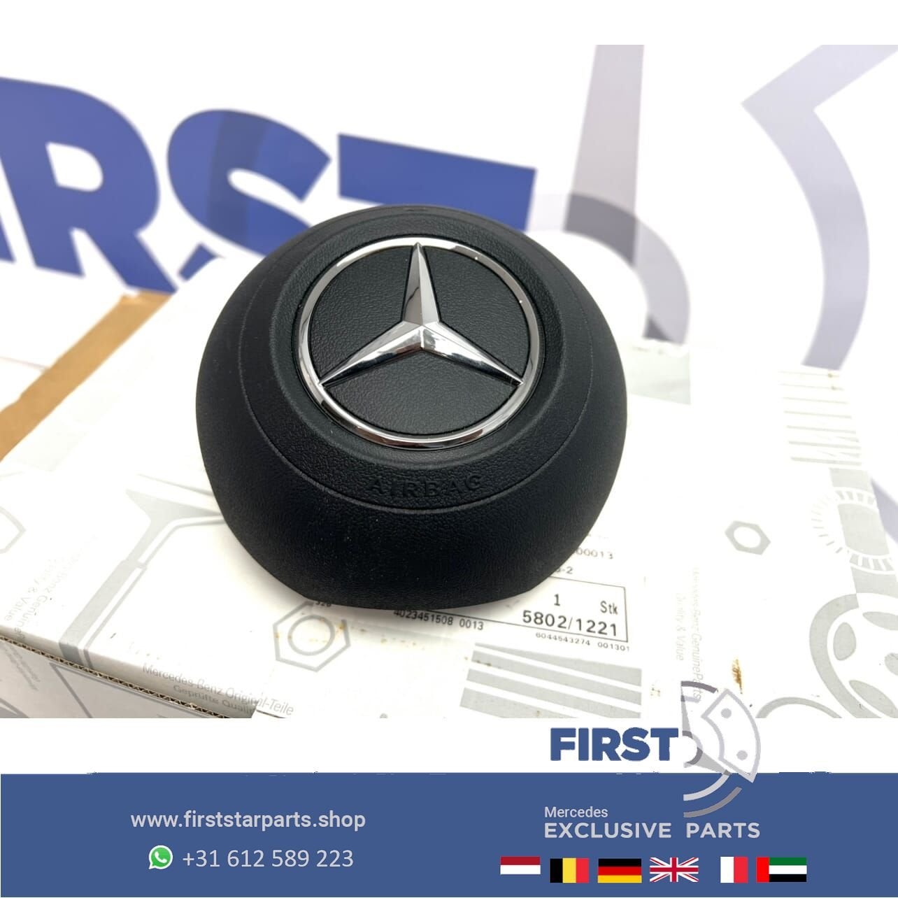 2021-2025 AMG STUURAIRBAG A45 CLA45 GLA45 C63 E63 G63 GLC43, Auto-onderdelen, Gebruikt, -, Ophalen of Verzenden, -