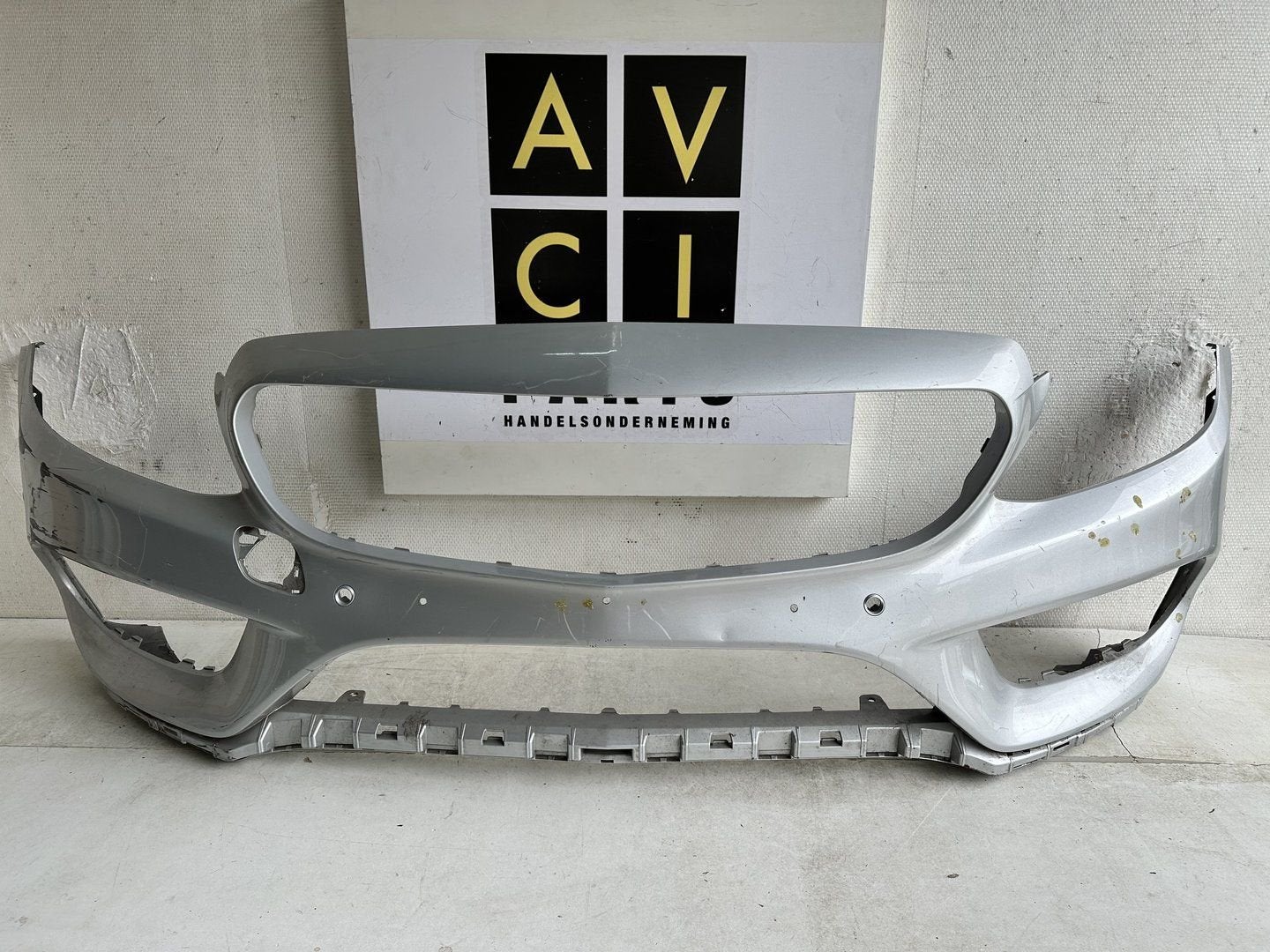 Mercedes C klasse W205 AMG coupé / Cabrio voorbumper bumper, Gebruikt, -, Voor, Ophalen of Verzenden