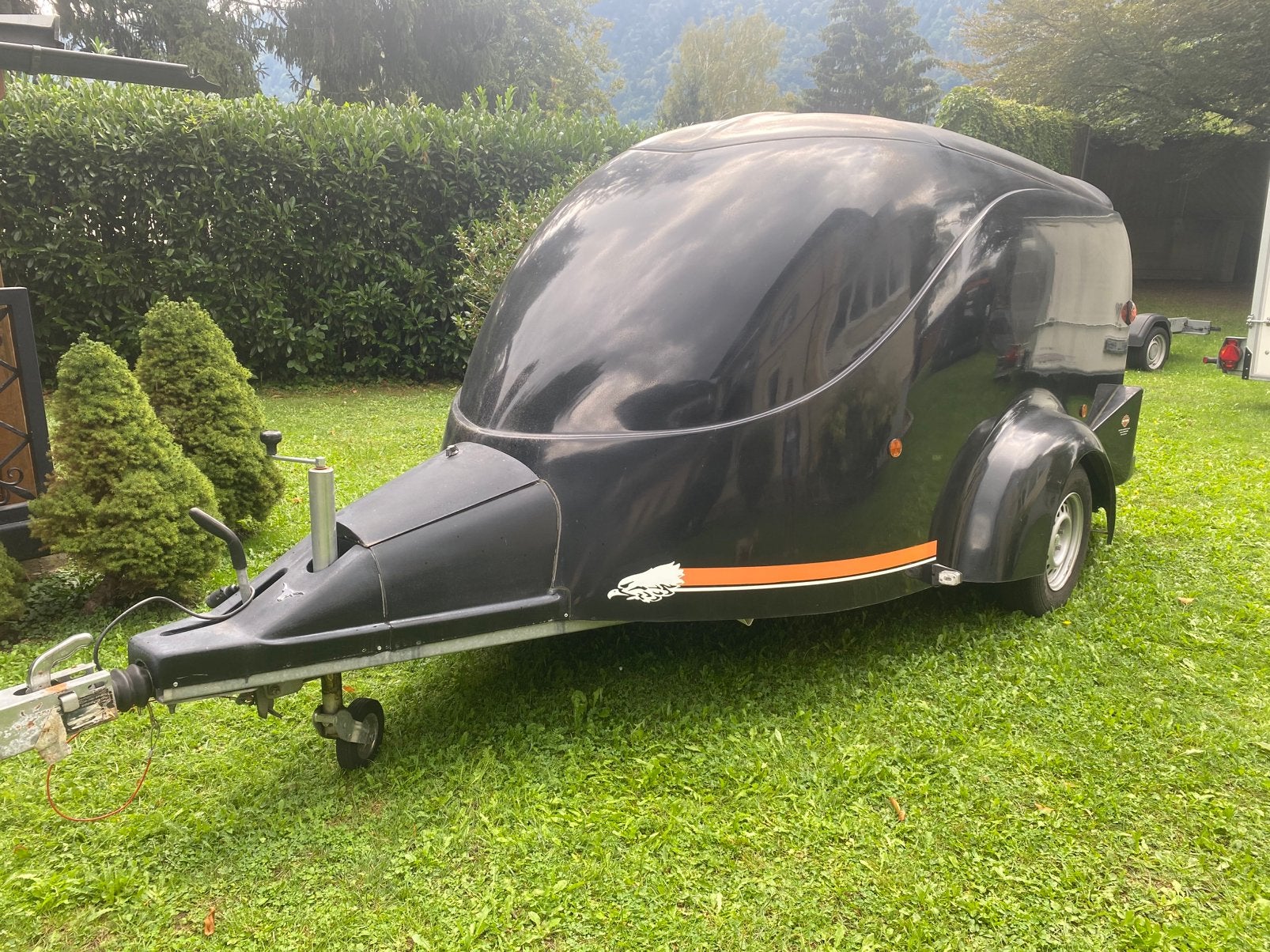 Remorque pour moto fermée, Enlèvement, Comme neuf