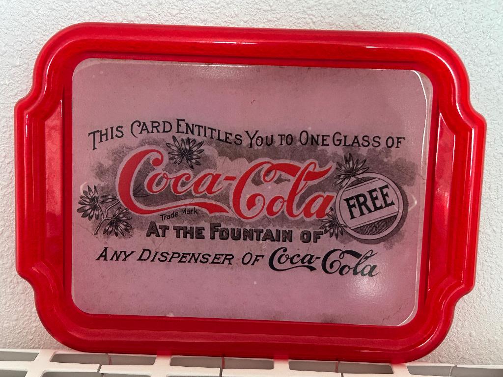 Coca cola dienblad, Ophalen, Gebruikt
