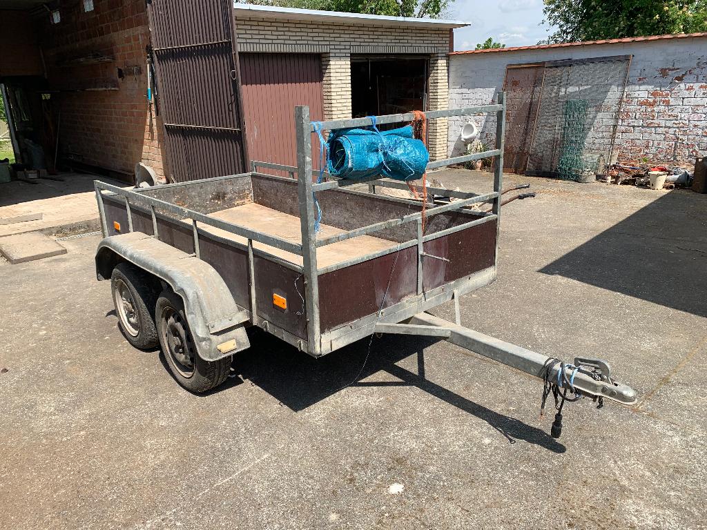Aanhangwagen dubbelas, Auto diversen, Aanhangers en Bagagewagens, Ophalen