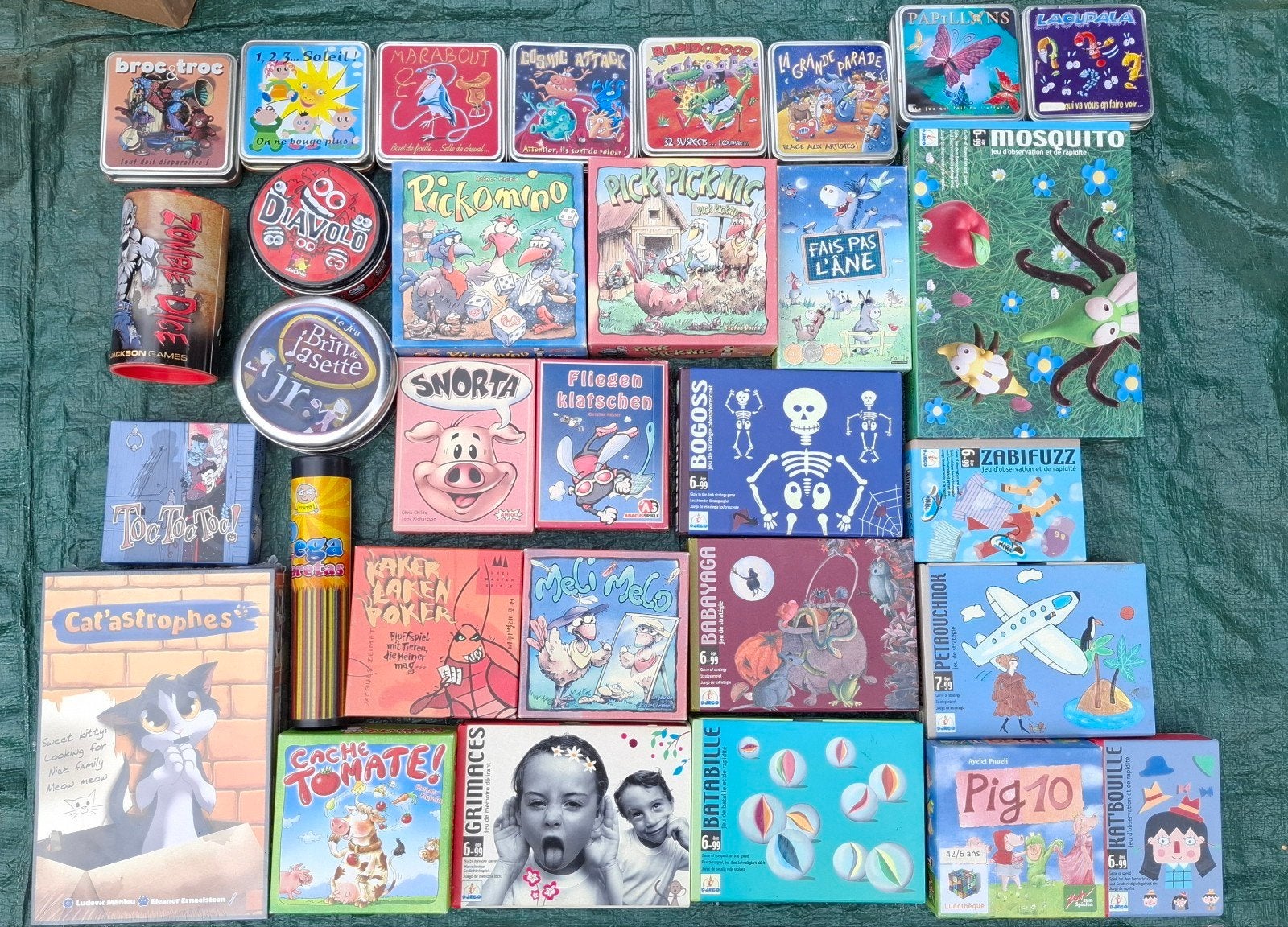 Jeux de société et jeux de cartes pour enfants, Enlèvement ou Envoi