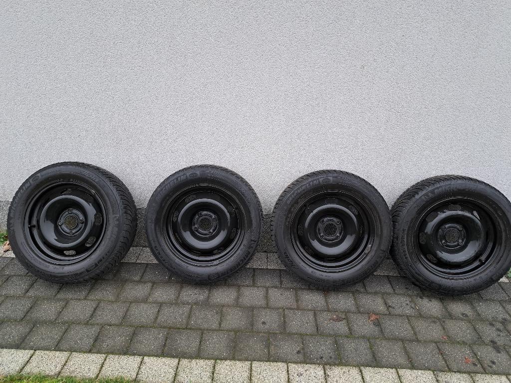 Stalenvelgen inclusief winterbanden, Ophalen, Gebruikt, 15 inch, Banden en Velgen