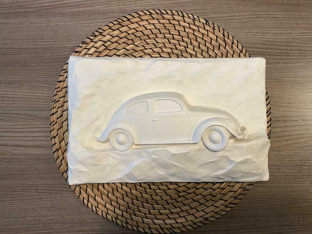 Handgemaakt beeld Volkswagen kever (auto), Antiek en Kunst, Ophalen of Verzenden