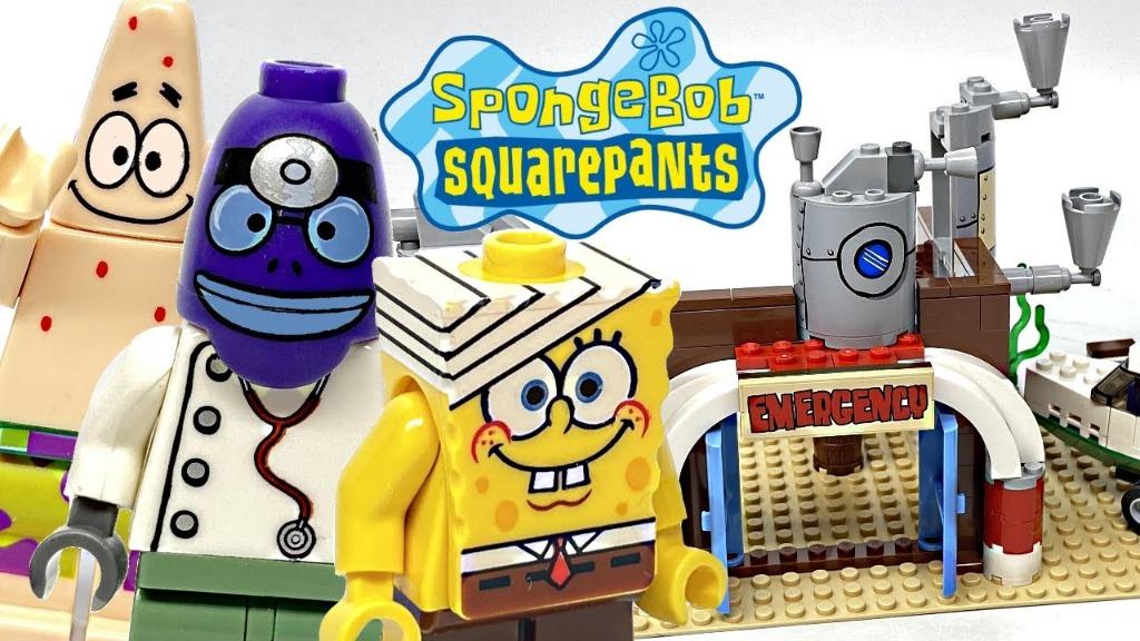 Lego Spongebob Squarepants Emergency Room Set met doos 3832, Kinderen en Baby's, Ophalen of Verzenden, Zo goed als nieuw, Complete set