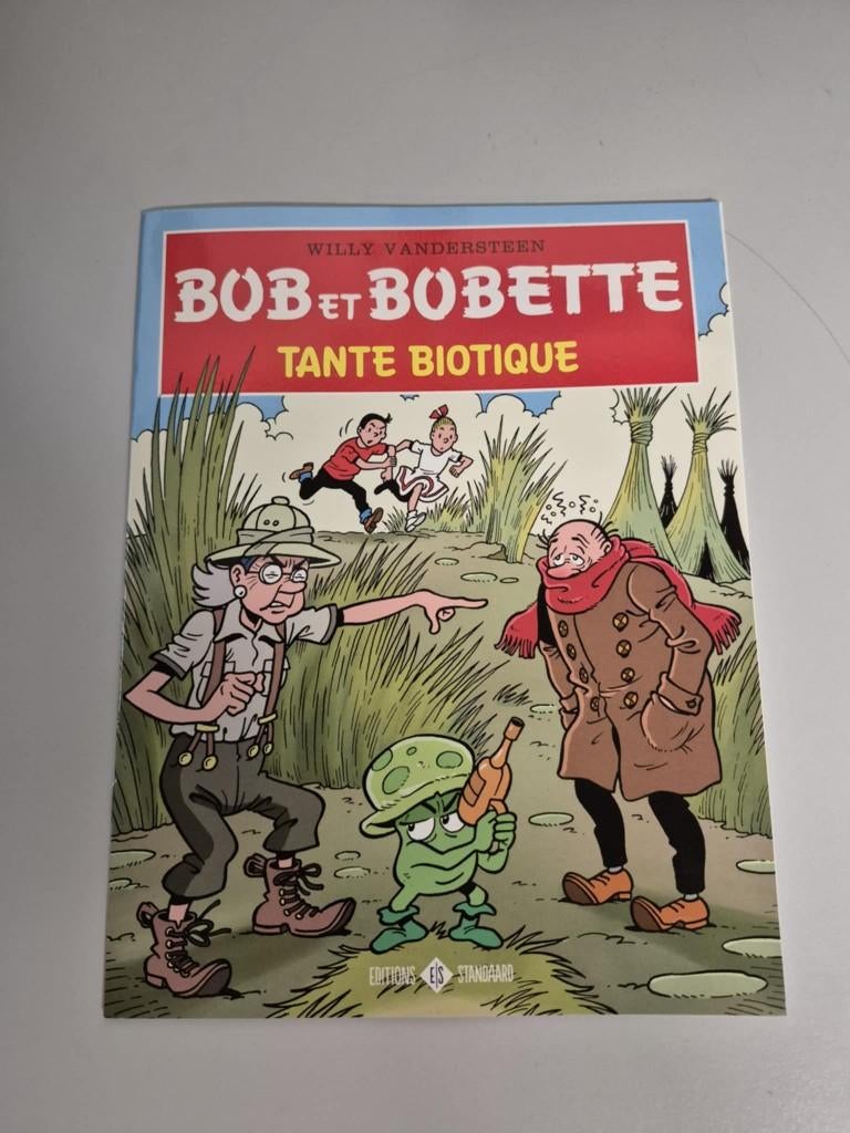 strip bob et bobette-tante biotique, Eén stripboek, Ophalen of Verzenden, Zo goed als nieuw, Willy Vandersteen