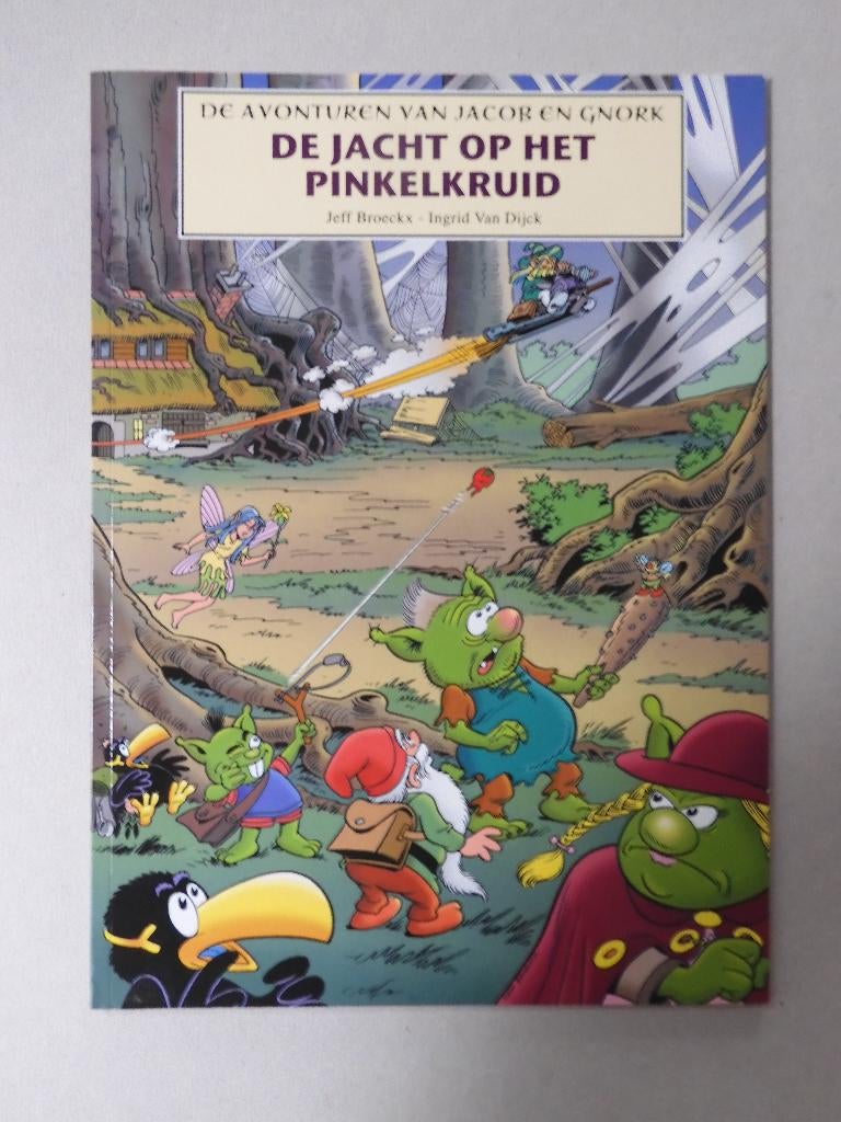Jeff Broeckx - Jacob en Gnork - De jacht op het pinkelkruid, Boeken, Verzenden, Eén stripboek, Nieuw, Jeff Broeckx