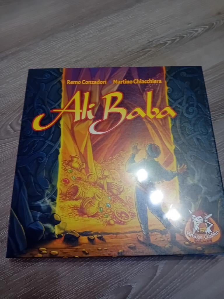 Ali baba bordspel, Trois ou quatre joueurs, Enlèvement ou Envoi, Neuf, White Goblin Games