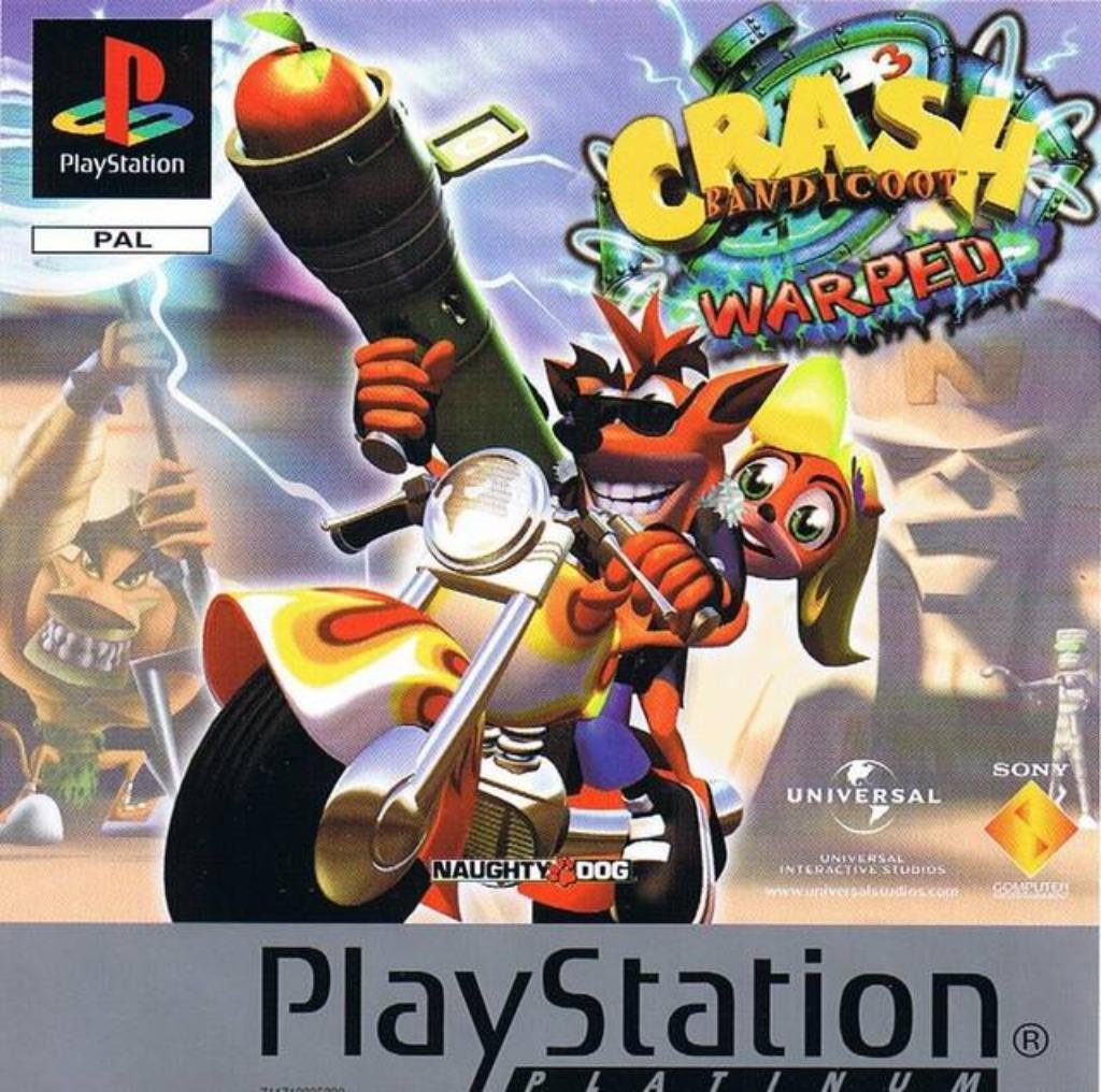 Crash Bandicoot 3 Warped Platinum, Games en Spelcomputers, Gebruikt, 1 speler, Ophalen of Verzenden, Vanaf 3 jaar