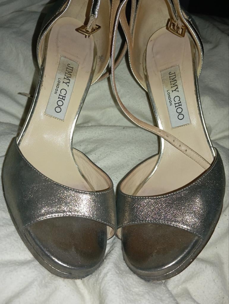 Jimmy Choo London - mules métalliques à talons hauts, 38, Vêtements | Femmes, Enlèvement ou Envoi