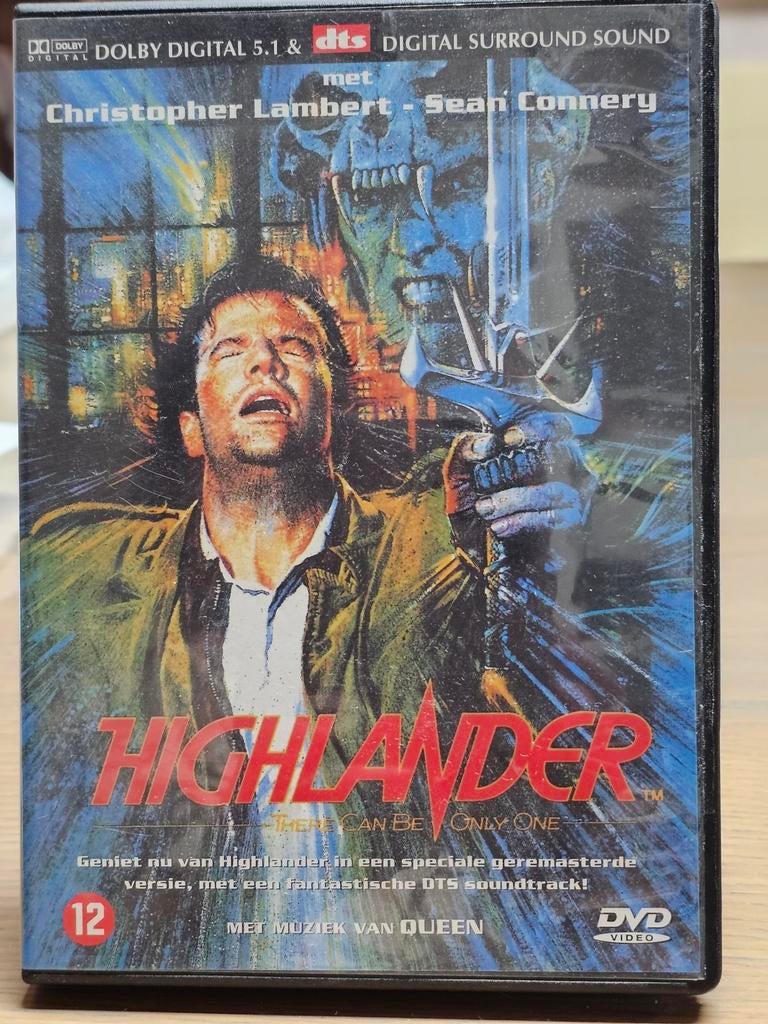 Highlander dvd, Ophalen of Verzenden, Zo goed als nieuw
