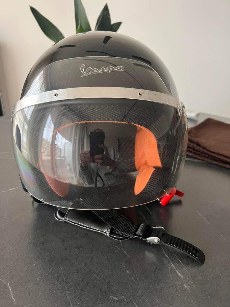 Originele Vespa Granturismo helm in topstaat te koop, Enlèvement, Comme neuf