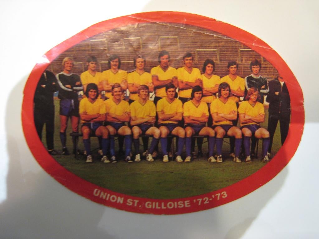 Sticker Voetbal Union St-Gilloise 1972-1973, Envoi, Utilisé, Sport