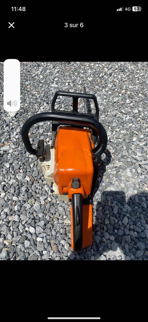 Sthil ms 210c, Enlèvement, Utilisé